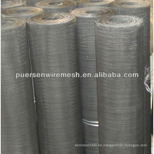 Paño de alambre de acero de bajo carbono / paño de alambre negro / paño de alambre de acero suave (CN-Anping), para caucho